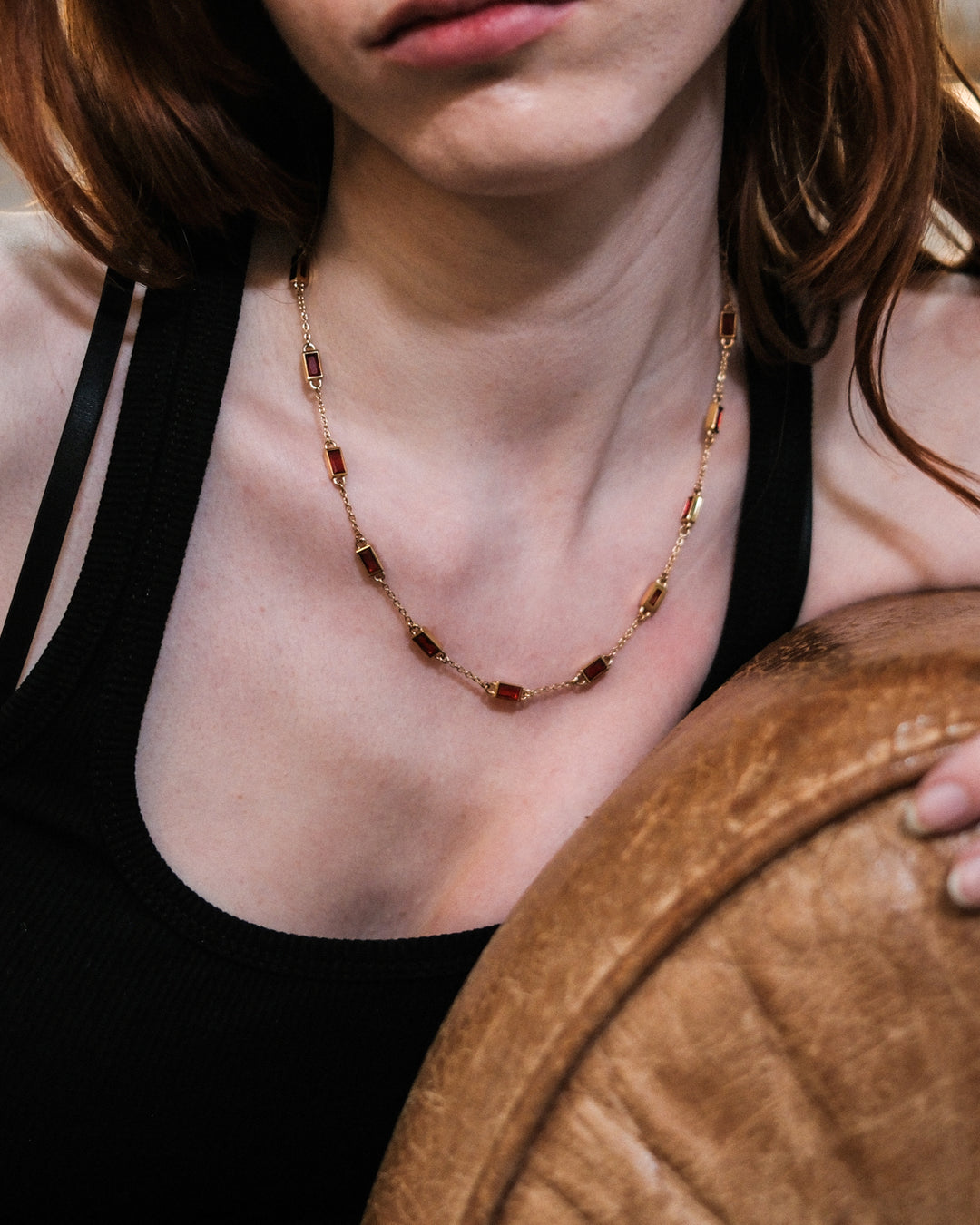 Gemstone Red Chaîne (Or)