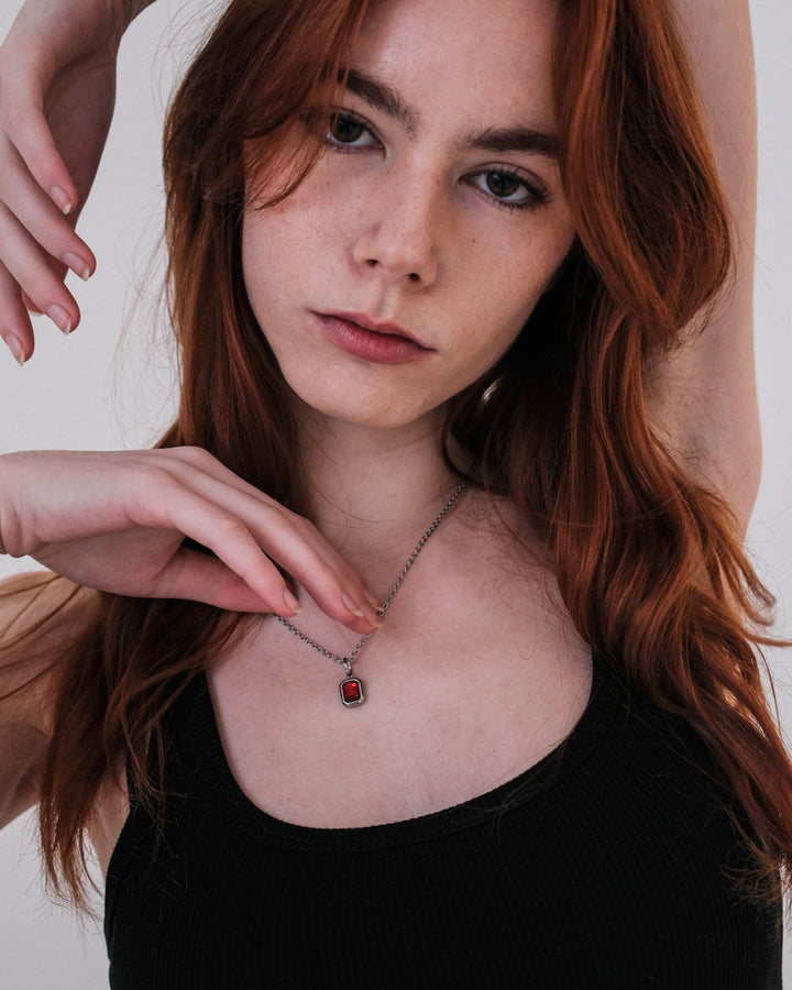 Collier Ruby Gemstone
