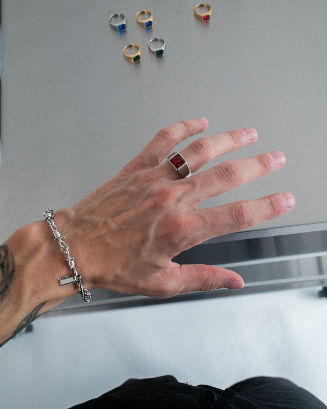 Gemstone Ring Grün