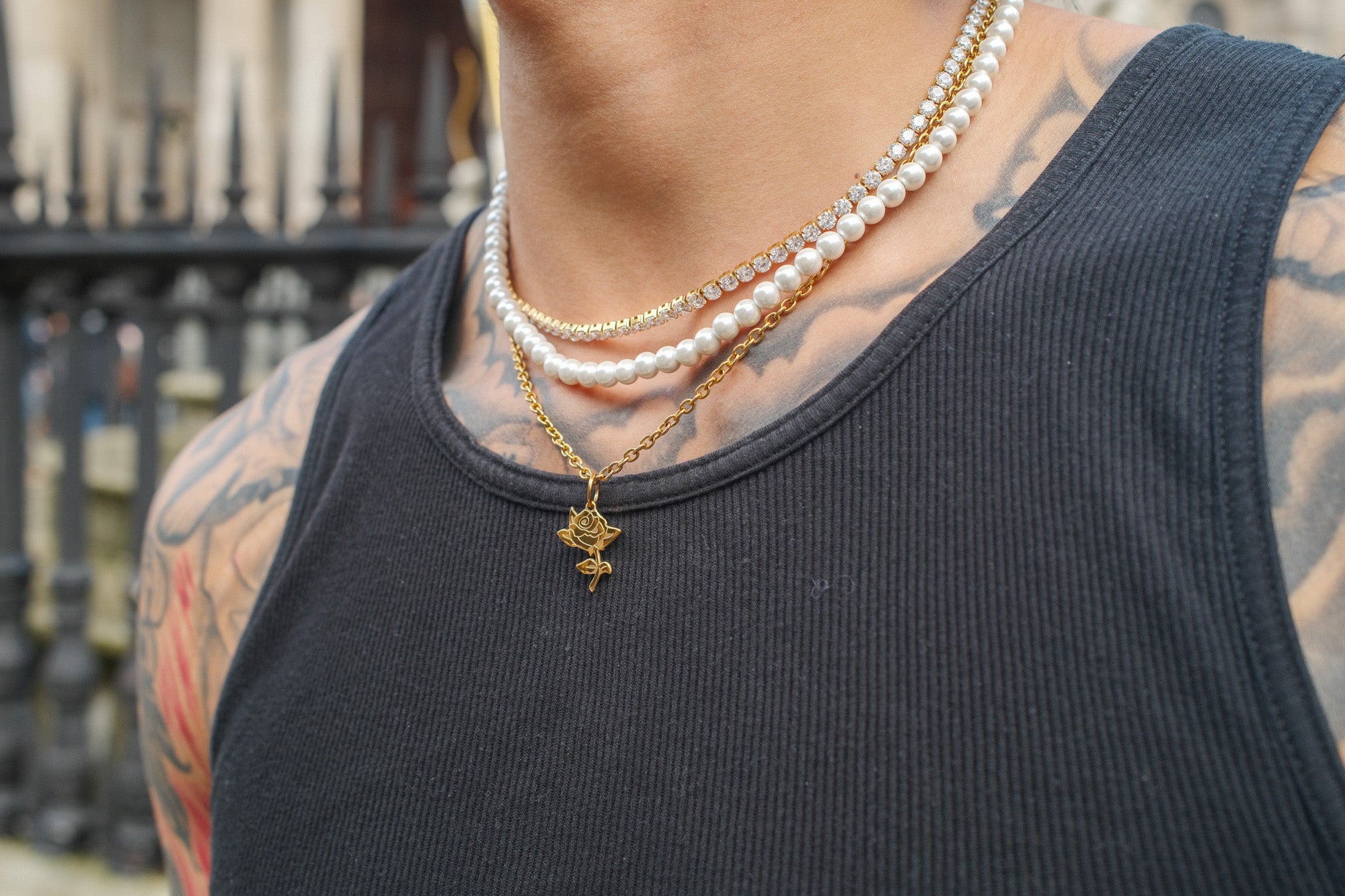 HEADER UNSHINEBAR JEWELRY PEARL ROSE GOLD - UNSHINEBAR