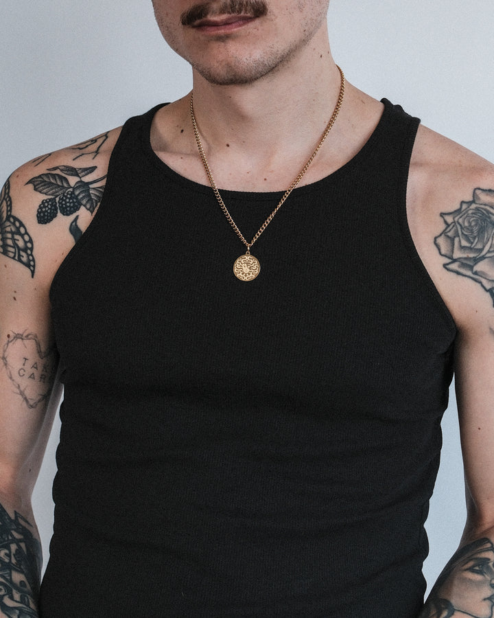 Medusa Necklace (Gold)