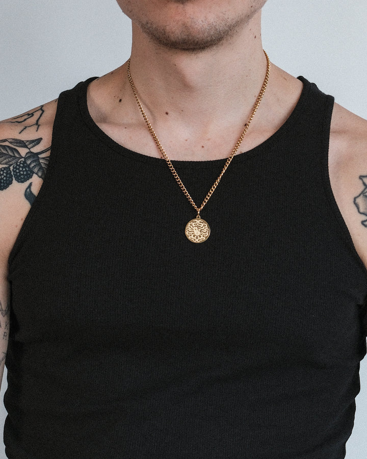 Medusa Necklace (Gold)