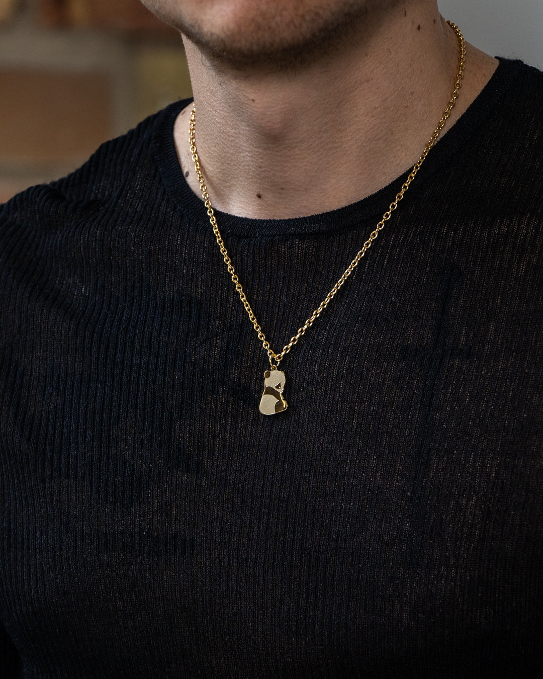 Panda Necklace (Gold)