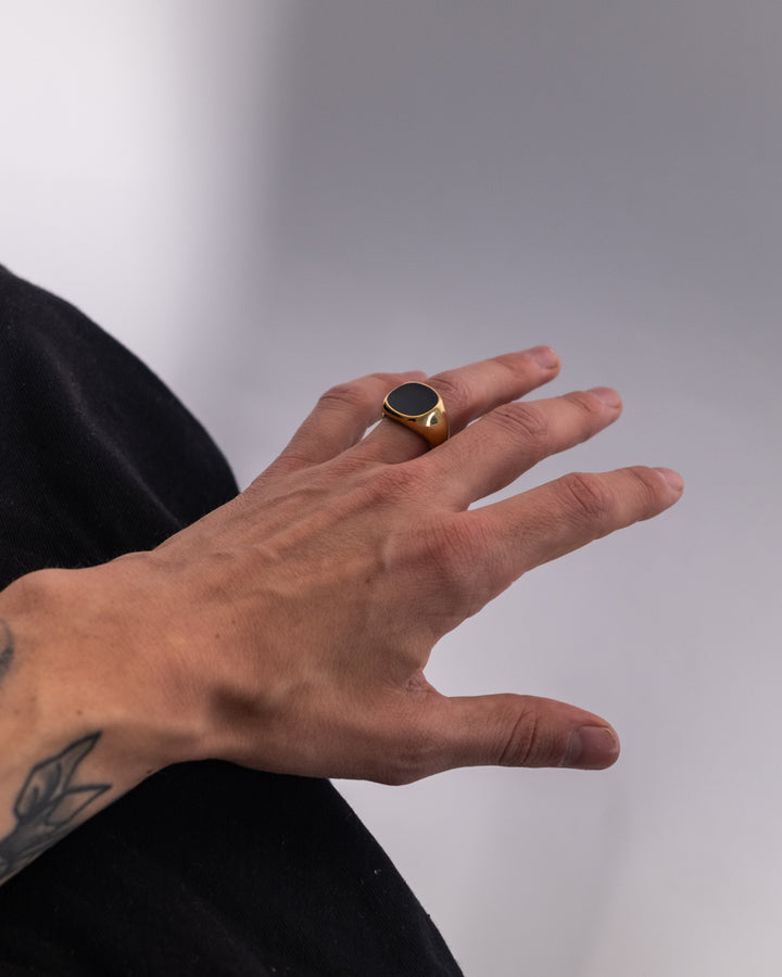 Black Signet Ring