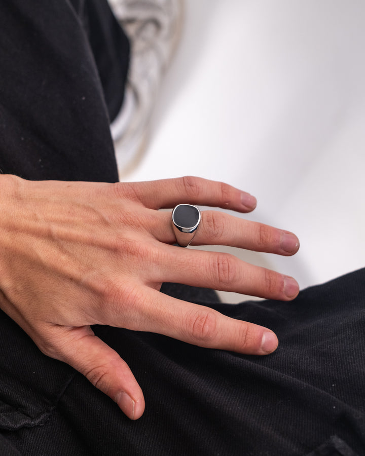 Black Signet Ring