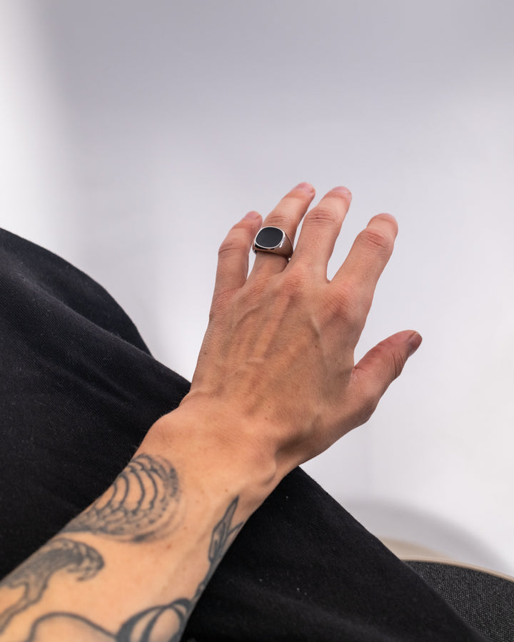 Black Signet Ring