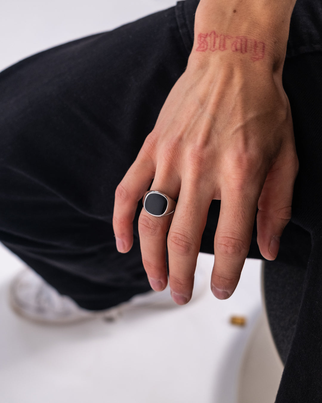 Black Signet Ring