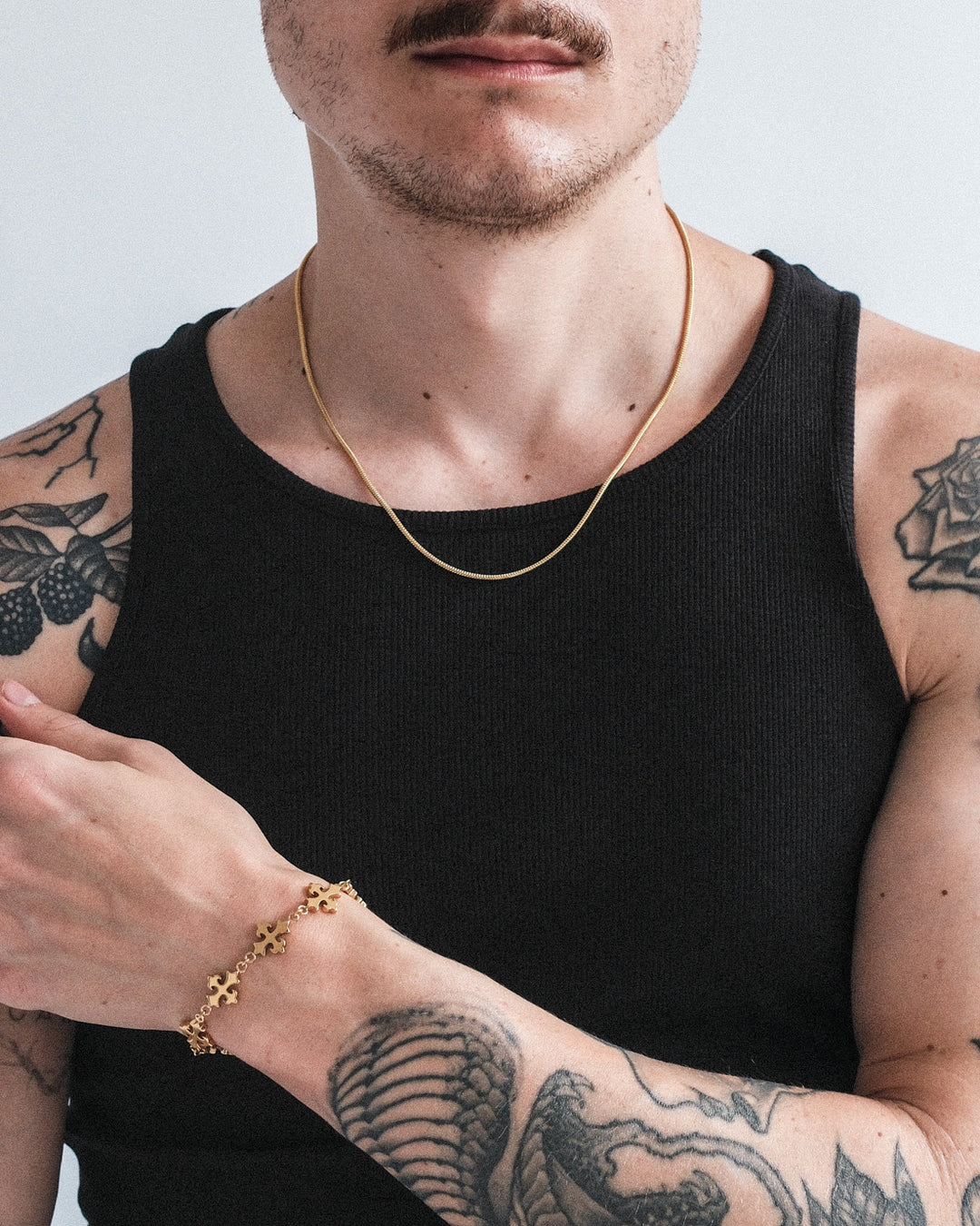Snake Kette 2mm (Gold)