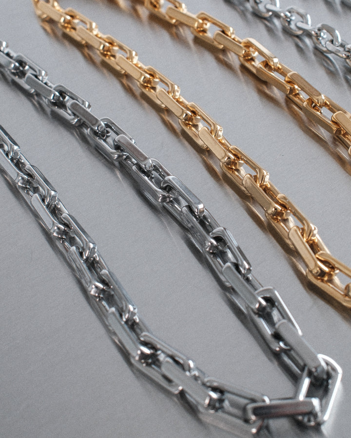 Square Choker Chaîne (Or)