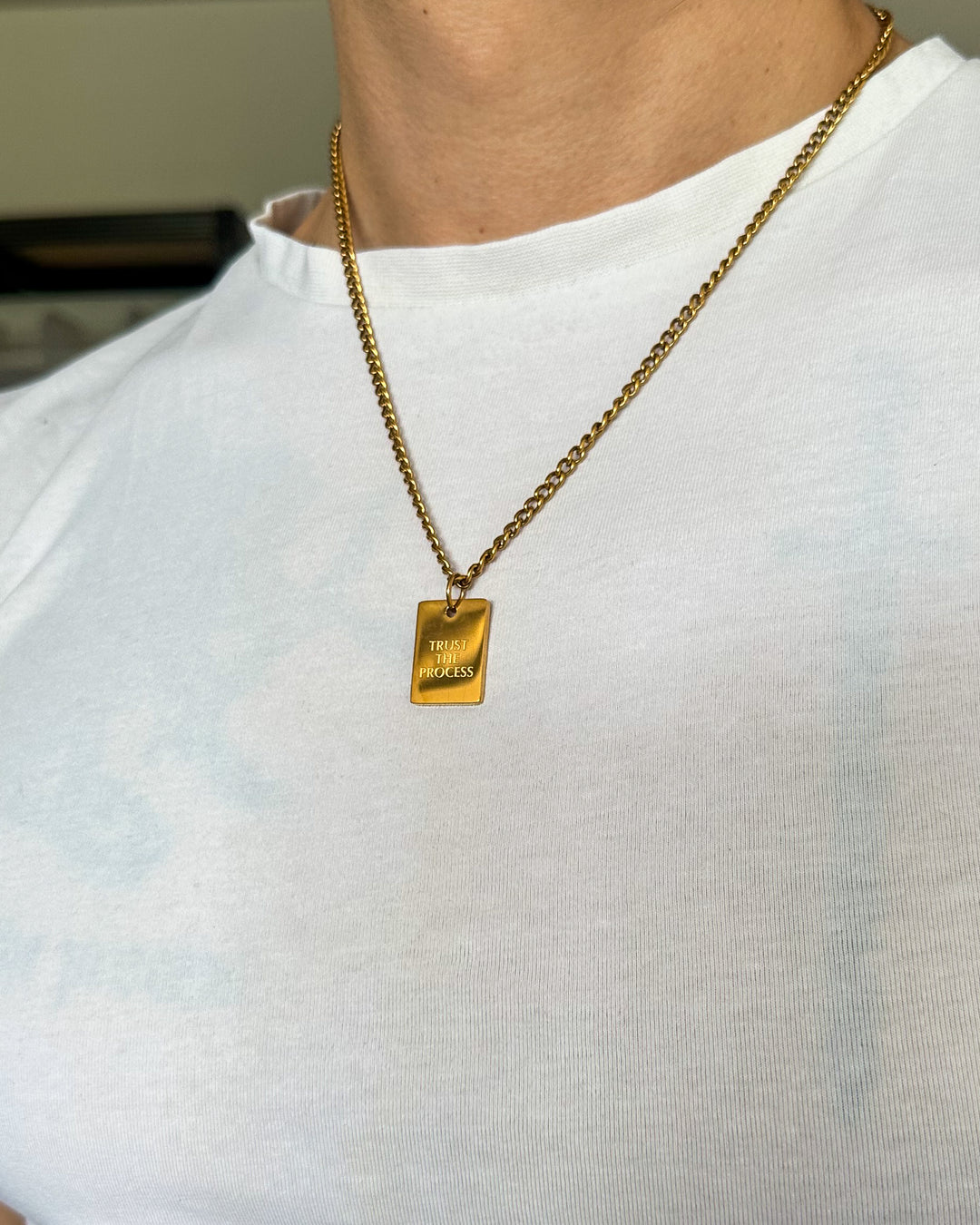 Trust the process Kette (Gold)