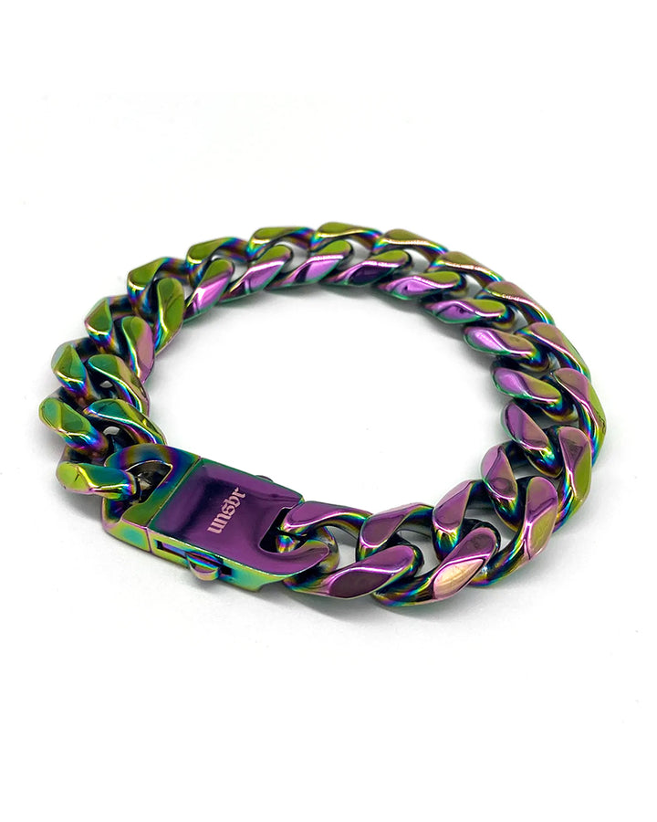 Cuban Bracelet 15mm (Rainbow)