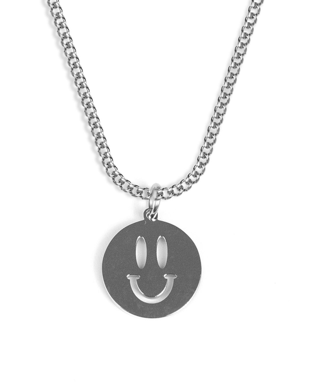Happy React Necklace (Silver)