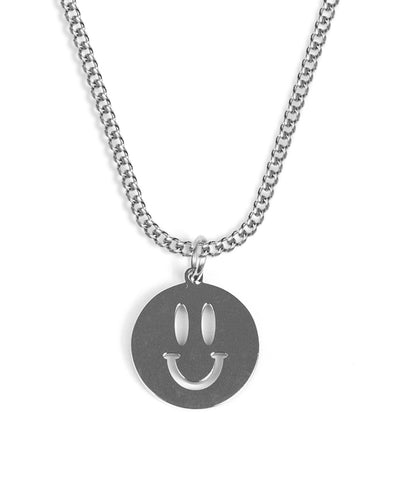 Happy React Necklace (Silver)