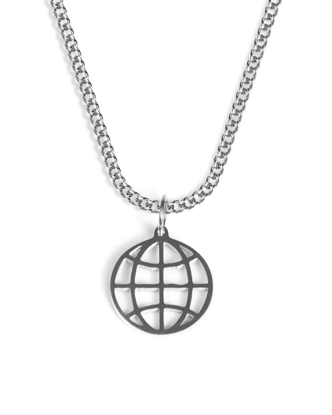 Globe Necklace (Silver)