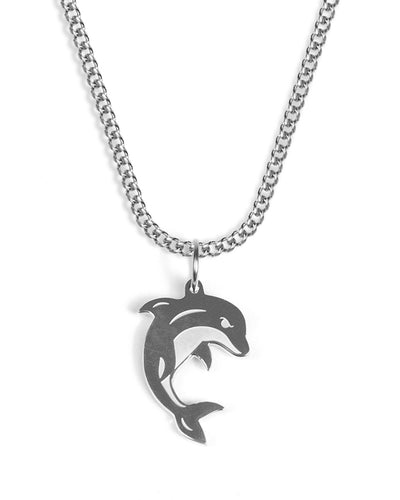 Dolphin Necklace (Silver)