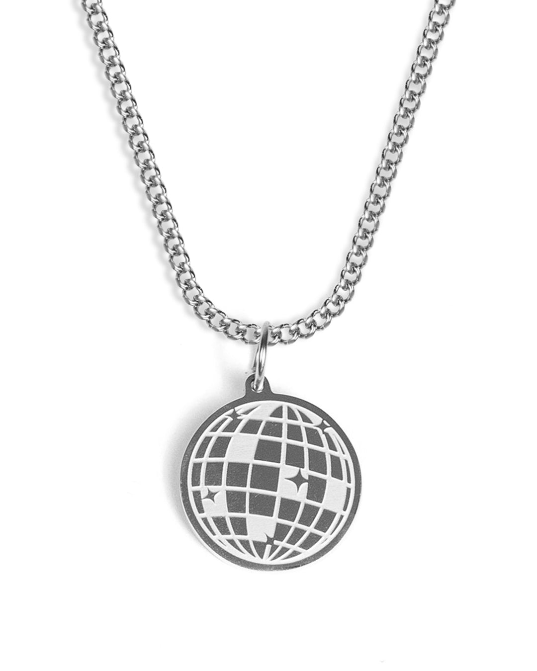 Disco Necklace (Silver)