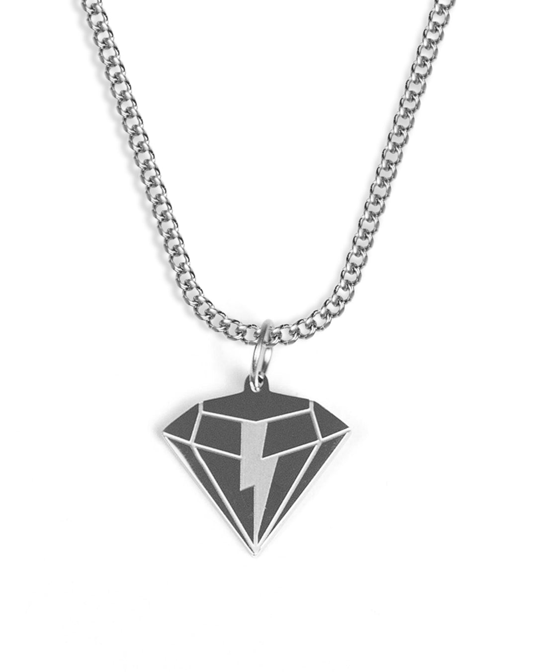 Diamond Necklace (Silver)