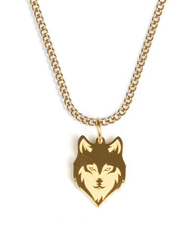 Wolf Necklace (Gold)