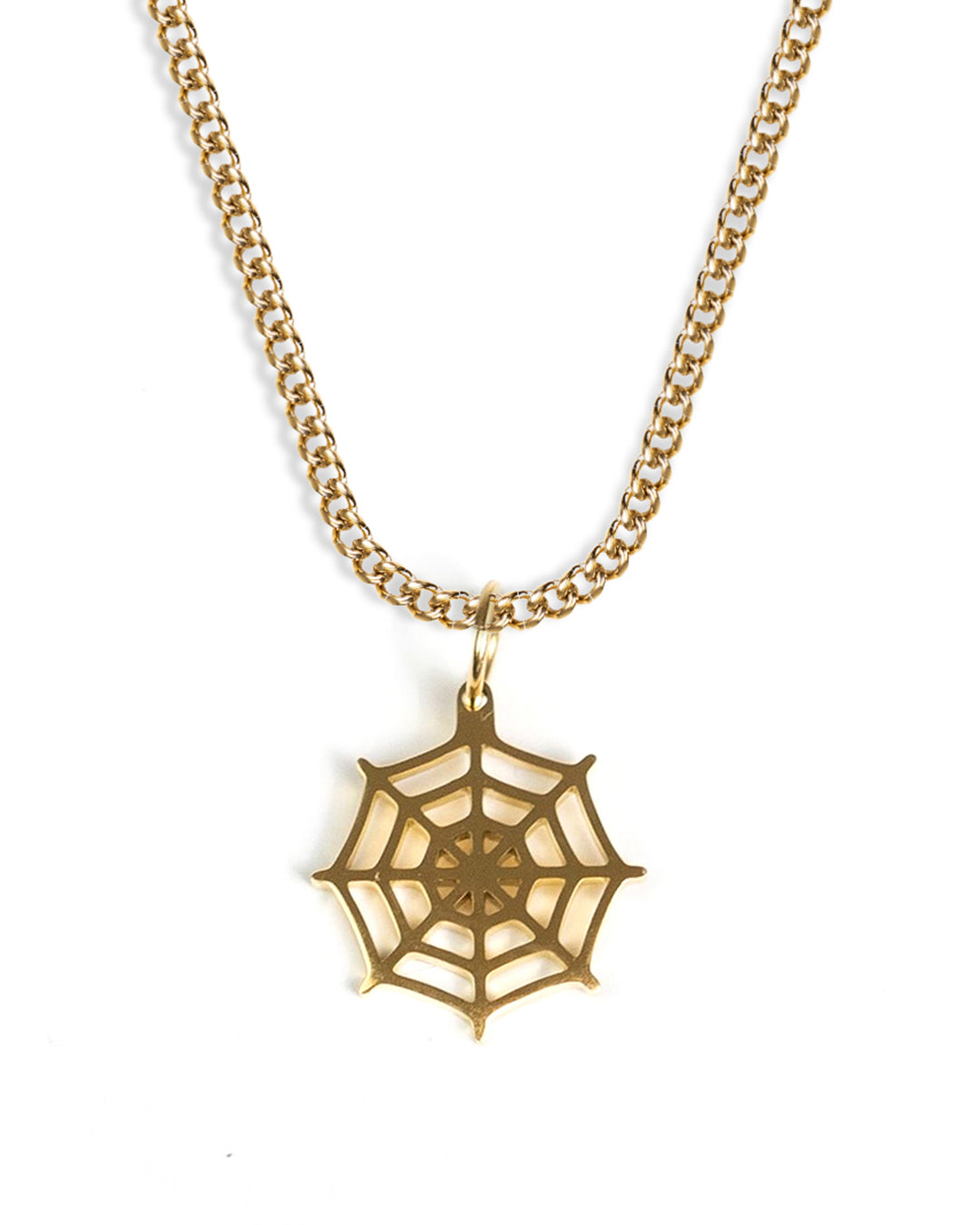 Spiderweb Necklace (Gold)