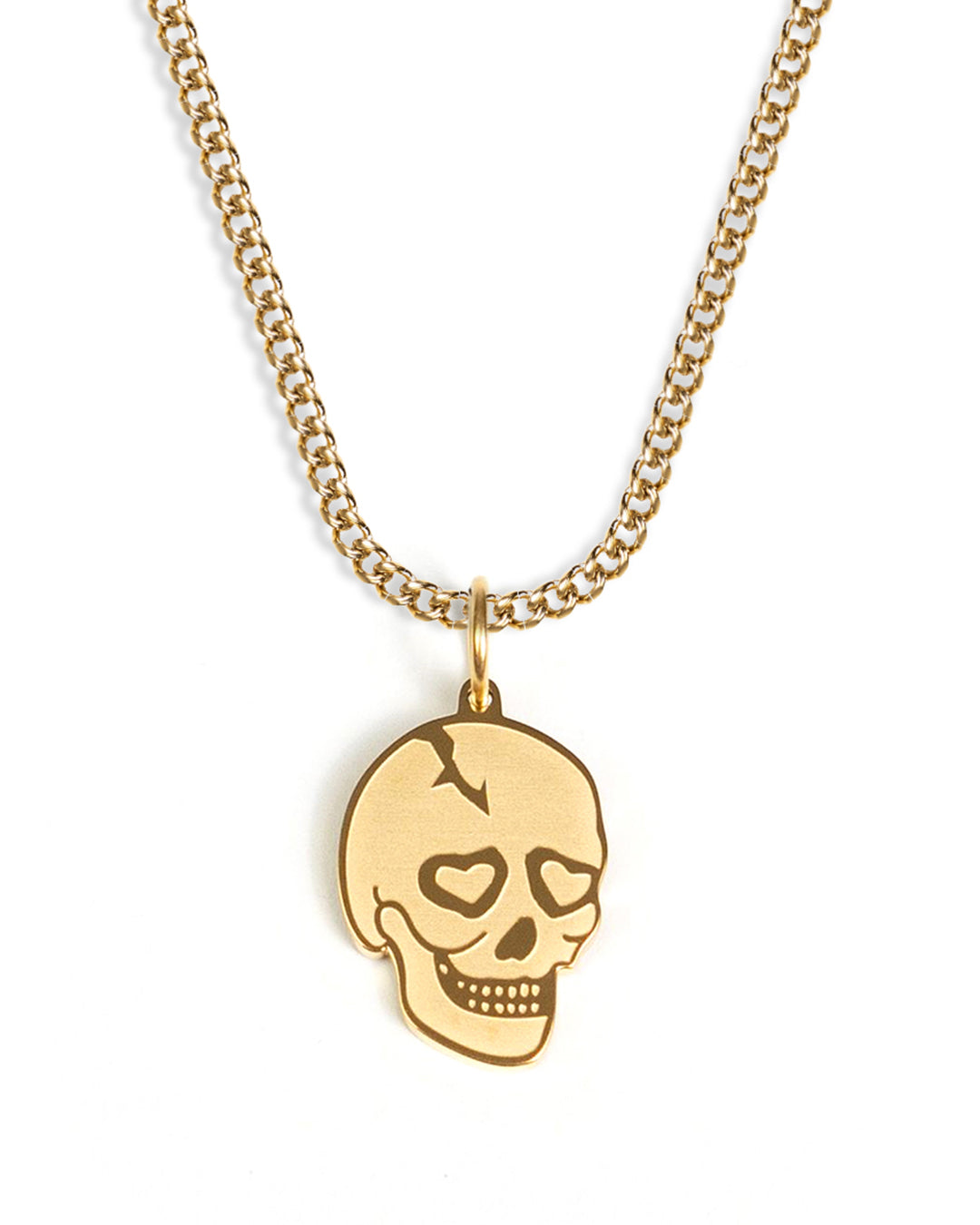 Skull Necklace (Gold)