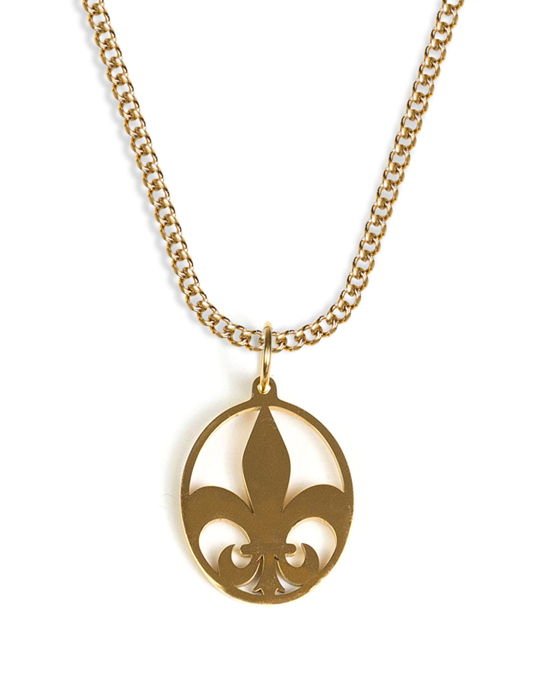 Fleur-De-Lis Necklace (Gold)