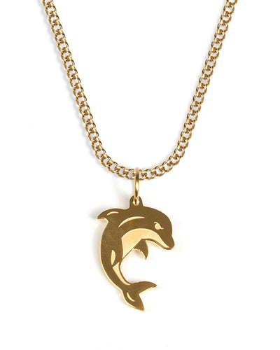 Dolphin Necklace (Gold)