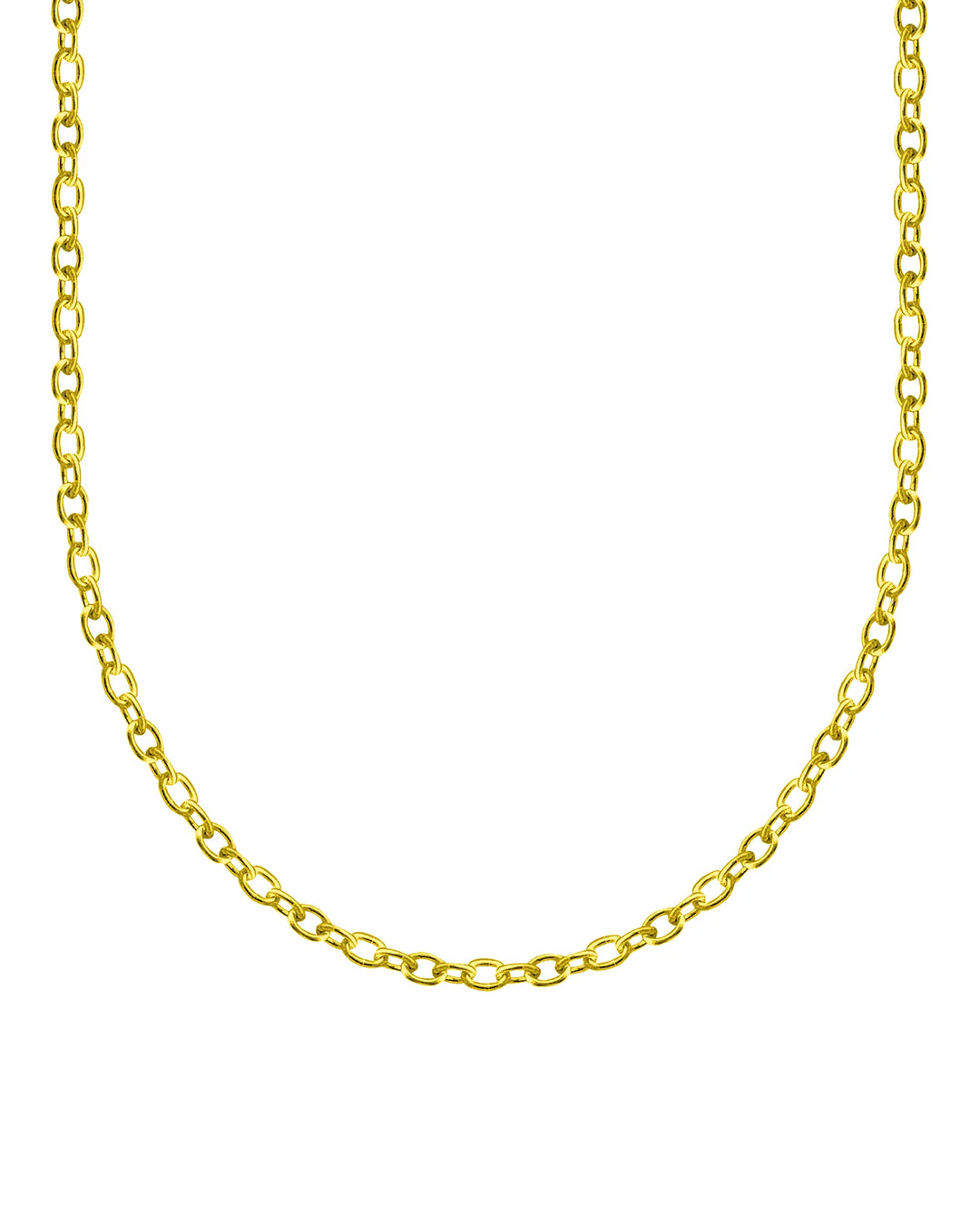 Oval Kette 3mm (Gold)