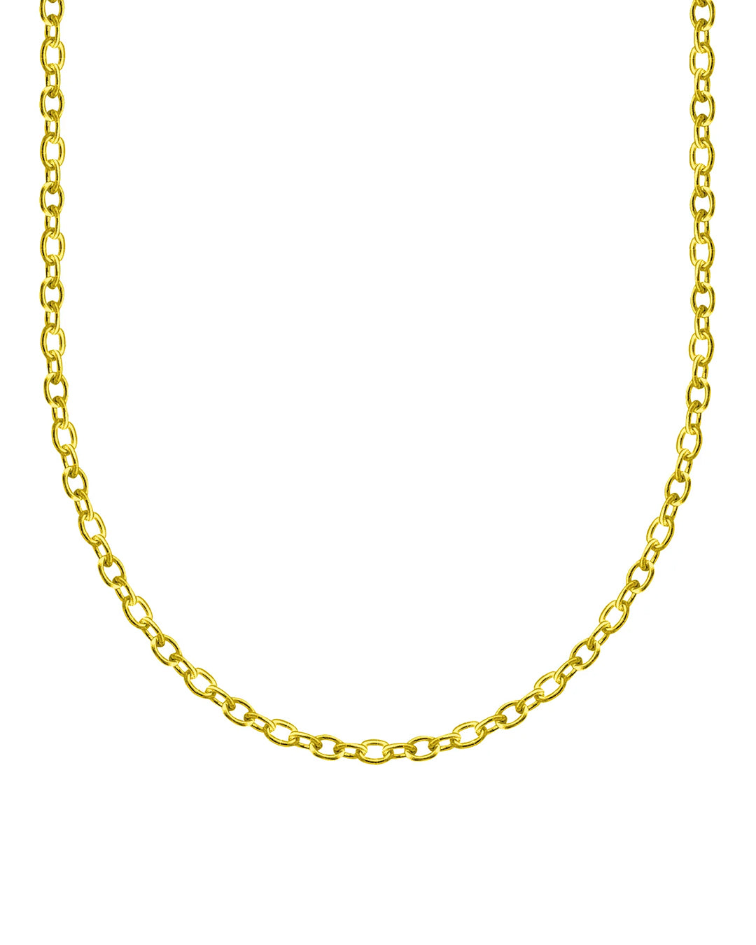Oval Chain 3mm (Gold)