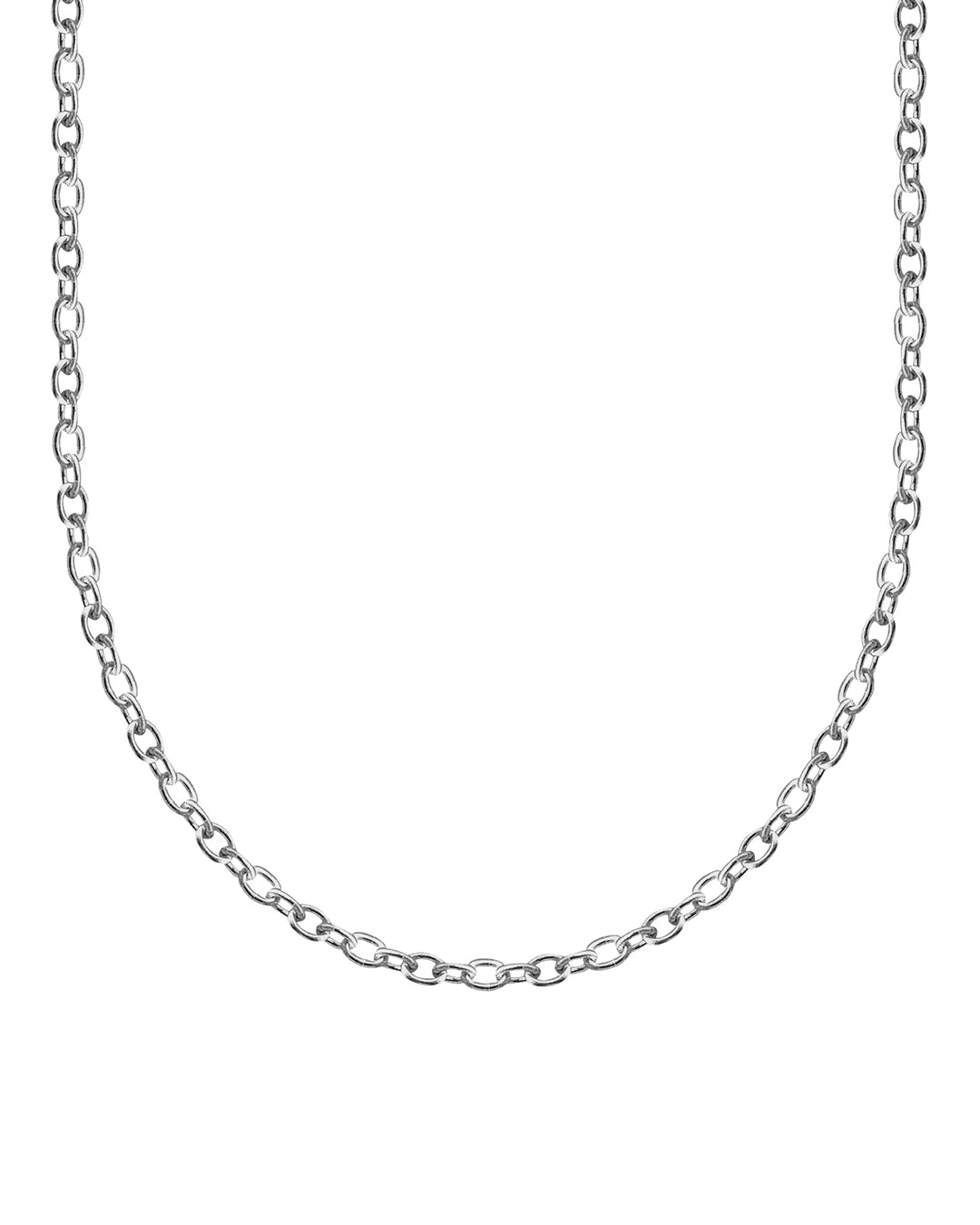 Oval Chain 3mm (Silver)