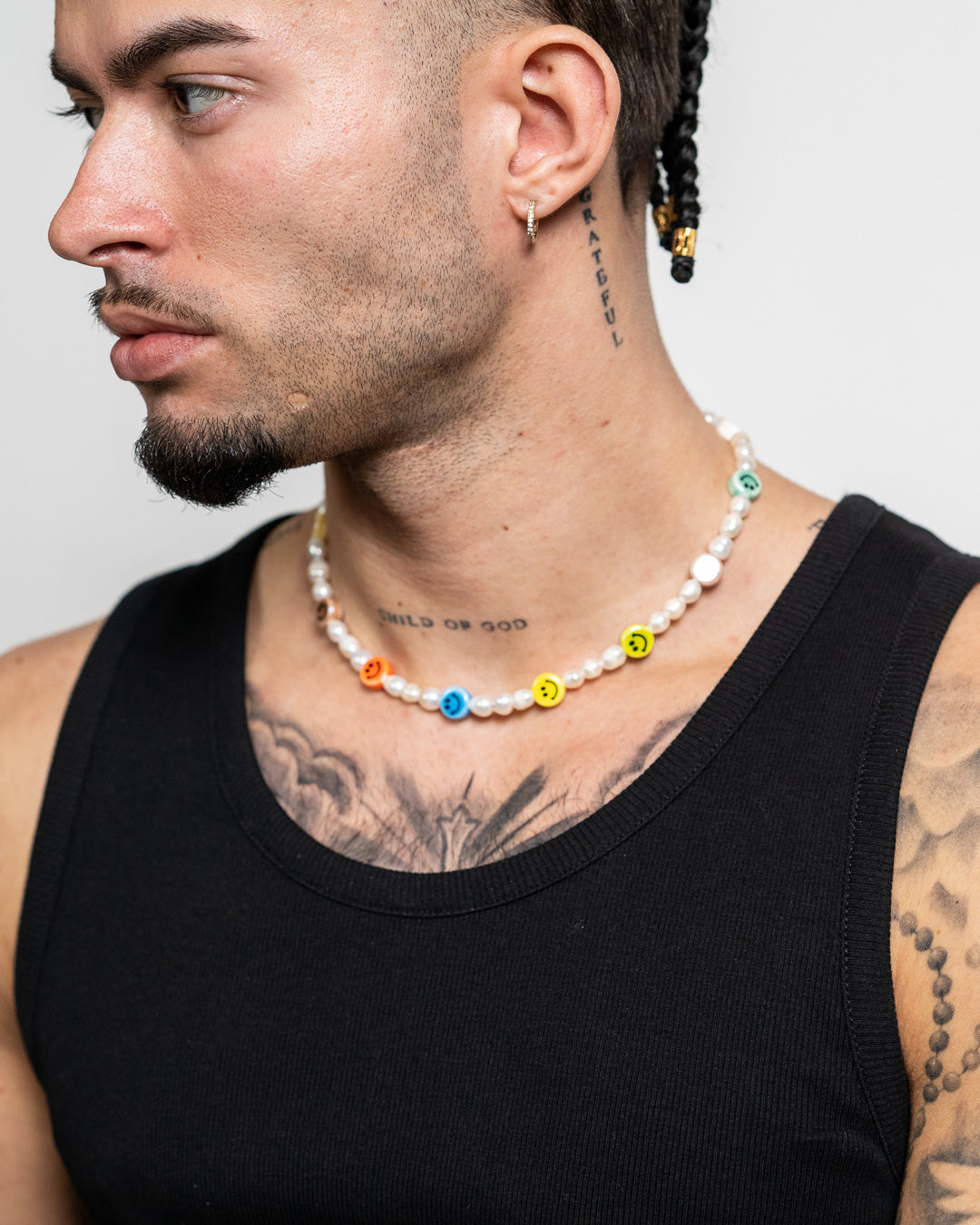 Pearl-Smiley Chain (Colored) – Unshinebar - Main Image