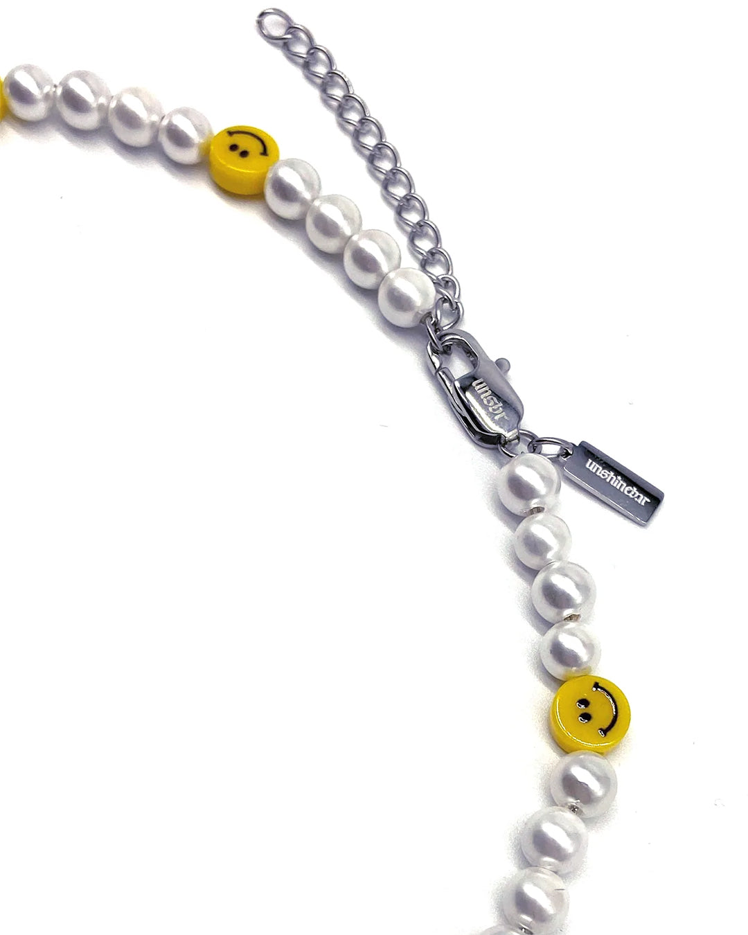 Perlen-Smiley Chain (Gelb)